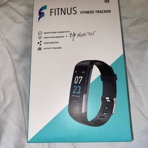 Black Fitness Tracker Watch